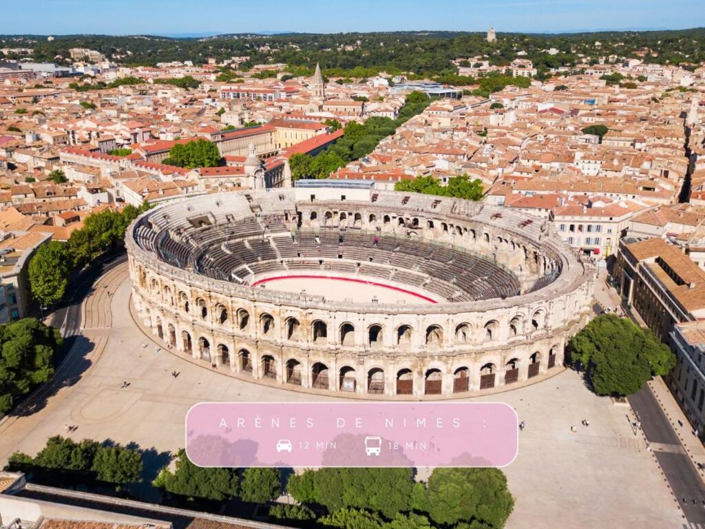 La Palm Room ~ Climatisation ~ Balcon ~ Parking Nimes Exterior photo